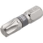 Насадка бітова YATO TORX T40x25 мм, 6-гран 1/4, 2 шт, нікель, фото , зображення 2 | SNABZHENIE.com.ua