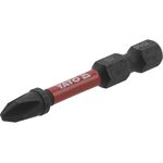 Насадка ударна YATO PH2 50 мм, 6-гранний шпиндель, 2 шт., фото , зображення 2 | SNABZHENIE.com.ua
