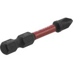 Насадка ударна YATO PH2 50 мм, 6-гранний шпиндель, 2 шт., фото , зображення 3 | SNABZHENIE.com.ua