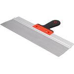Шпатель фасадний YATO робоча частина 450х90 мм з нержавіючої сталі, l=250 мм, двокомпонентна ручка, фото , зображення 2 | SNABZHENIE.com.ua