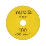 Круг шлифовальный алмазный YATO 100 мм, G100, 4500 об/мин, для камня, фото , изображение 2 | SNABZHENIE.com.ua
