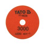 Алмазный шлифовальный круг с липучкой YATO 100 мм, G3000, макс. 4500 об/мин, фото , изображение 2 | SNABZHENIE.com.ua