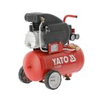 Компрессор YATO 230 В, 1,5 кВт, 8 Bar, 200 л/мин, ресивер 24 л, фото , изображение 2 | SNABZHENIE.com.ua