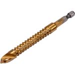 Сверло фрезеровальное YATO HSS-TIN 10 мм, l=105 мм, HEX 1/4, фото , изображение 2 | SNABZHENIE.com.ua