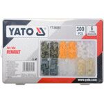 Крепления обшивки RENAULT YATO, 6 типов, 300 шт (YT-06651), фото , изображение 2 | SNABZHENIE.com.ua