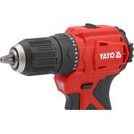 Шуруповерт-дриль акумуляторний Li-Ion YATO: V=18 В, крутн.мом.- 45 Нм, 2 Агод, патрон Ø≤ 13 мм [6], фото , зображення 3 | SNABZHENIE.com.ua
