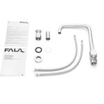 Смеситель для раковины STEELY 2 FALA с шаровым клапаном, фото , изображение 3 | SNABZHENIE.com.ua