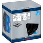 Щетка чашечная M14 0,5 X 100 мм, витая сталь BOSCH, фото , изображение 2 | SNABZHENIE.com.ua