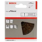 Щетка чашечная 70 мм из латунированной проволоки M14 BOSCH, фото , изображение 2 | SNABZHENIE.com.ua