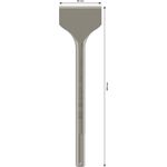 Зубило лопаточное 80x300 мм SDS-max 1 шт, BOSCH (1618601008), фото , изображение 4 | SNABZHENIE.com.ua