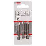 Бита PH2 x 50 мм, Extra Hard, 3 шт. BOSCH (2607001528), фото , зображення 2 | SNABZHENIE.com.ua