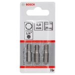 Насадка для загвинчування Extra-Hart HEX 5, 25 мм BOSCH, фото , зображення 2 | SNABZHENIE.com.ua