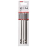 Набор бит Bosch Extra-Hart T20/T25/T30, 3 шт, 152 мм, фото , изображение 2 | SNABZHENIE.com.ua
