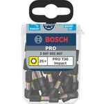 Бита T30, 25 мм, Impact Control TicTac, 25 шт, BOSCH, фото , изображение 2 | SNABZHENIE.com.ua