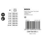 Набір із 8 свердел по дереву Robust Line, 3–10 мм BOSCH, фото , зображення 6 | SNABZHENIE.com.ua