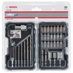 Набор из 35 свердел HSS-G и насадок для винтов BOSCH, фото , изображение 2 | SNABZHENIE.com.ua