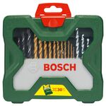 Набор принадлежностей X-LINE-30 TITANIUM, 30 предметов, BOSCH, фото , изображение 2 | SNABZHENIE.com.ua