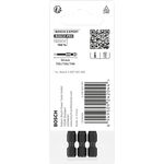 Насадка PRO Torx Impact, T25, T30, T40, 55 мм, 3 шт. BOSCH, фото , изображение 3 | SNABZHENIE.com.ua