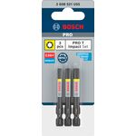 Насадка PRO Torx Impact, T25, T30, T40, 55 мм, 3 шт. BOSCH, фото , изображение 2 | SNABZHENIE.com.ua