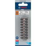 Насадка PRO Torx Security Impact, T10H, T15H, T20H, T25H(x2), T27H, T30H, T40H, 25 мм, 8 шт. BOSCH, фото , зображення 2 | SNABZHENIE.com.ua