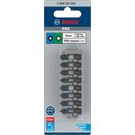 Комплект насадок Impact Control, 8 шт. BOSCH (PH1, PH2, PH3, PZ2, PZ3), фото , изображение 3 | SNABZHENIE.com.ua