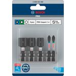 Комплект із 5 насадок Impact Control BOSCH для загвинчування, фото , изображение 2 | SNABZHENIE.com.ua