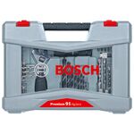 Набір зі свердел та насадок для загвинчування Premium X-Line, 91 шт. BOSCH, фото , зображення 2 | SNABZHENIE.com.ua