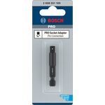 Перехідник для змінних головок до торцевого ключа 1/4, 50 мм BOSCH, фото , зображення 2 | SNABZHENIE.com.ua