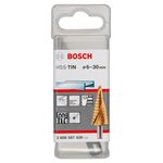 Сверла ступенчатые из быстрорежущей стали HSS-TiN 6 - 30 мм BOSCH, фото , изображение 2 | SNABZHENIE.com.ua