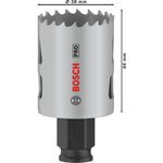 Коронка BOSCH PRO Multi Material PC Plus, 38 мм, фото , изображение 3 | SNABZHENIE.com.ua