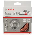 Алмазний чашечний шліфкруг 115 мм для бетону BOSCH (2608600178), фото , зображення 2 | SNABZHENIE.com.ua
