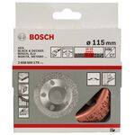 Алмазний чашечний шліфкруг 115 мм Середня кутова Bosch (2608600179), фото , зображення 2 | SNABZHENIE.com.ua