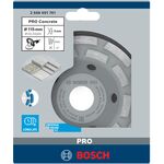 Алмазний чашковий шліфувальний круг Expert for Concrete Long Life 115 x 22,23 x 5 мм BOSCH, фото , зображення 2 | SNABZHENIE.com.ua