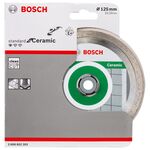 Алмазный круг 125 мм для резки керамической плитки BOSCH, фото , изображение 2 | SNABZHENIE.com.ua