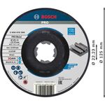 Диск отрезной X-LOCK SfM, 125 x 6 мм T27 BOSCH, фото , изображение 2 | SNABZHENIE.com.ua