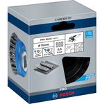 Щітка X-LOCK, сталевий дріт із вузликами, 75 мм BOSCH, фото , изображение 2 | SNABZHENIE.com.ua