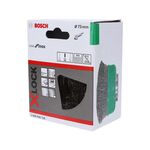 Щетка чашечная Bosch X-Lock 75 мм витая Inox 0,3 мм, фото , изображение 3 | SNABZHENIE.com.ua