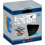 Щетка чашечная Bosch X-Lock 75 мм, витая латунь 0,3 мм, фото , изображение 3 | SNABZHENIE.com.ua