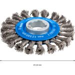 Щітка дискова X-LOCK, дріт вузликовий, сталь, 115 мм BOSCH, фото , изображение 4 | SNABZHENIE.com.ua