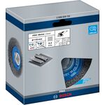 Дисковая щетка X-LOCK, волнистый провод, сталь, 115 мм BOSCH, фото , изображение 3 | SNABZHENIE.com.ua