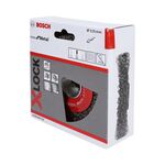 Дисковая щетка X-LOCK, волнистый провод, сталь, 115 мм BOSCH, фото , изображение 2 | SNABZHENIE.com.ua