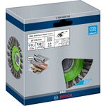 Щітка дискова X-LOCK, дріт з вузликами, нержавіюча сталь, 115 мм BOSCH, фото , изображение 2 | SNABZHENIE.com.ua
