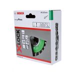 Щітка дискова X-LOCK, дріт з вузликами, нержавіюча сталь, 115 мм BOSCH, фото , изображение 3 | SNABZHENIE.com.ua