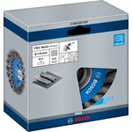 Щітка дискова, дріт із вузликами, сталь, 115 мм BOSCH, фото , изображение 3 | SNABZHENIE.com.ua