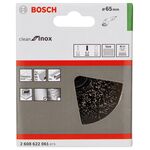 Щетка чашечная 65 мм из нержавеющей проволоки M14 BOSCH, фото , изображение 2 | SNABZHENIE.com.ua