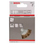 Щітка дискова, хвилястий дріт, латунь, 80 x 0,2 мм BOSCH, фото , изображение 3 | SNABZHENIE.com.ua