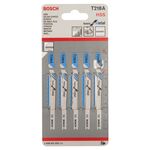 Полотно лобзика T 218 A по металлу, 5 шт, BOSCH (2608631032), фото , изображение 2 | SNABZHENIE.com.ua