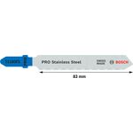 Пилка лобзиковая T 118 GFS Basic для нержавеющей стали BOSCH, фото , изображение 4 | SNABZHENIE.com.ua