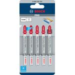 Пилка для лобзика Bosch T 102 BF Clean для PMMA, 5 шт., фото , изображение 2 | SNABZHENIE.com.ua