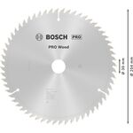 Пильный диск BOSCH Optiline Wood 254x30x2,0 мм, 60 зубьев, фото , изображение 4 | SNABZHENIE.com.ua